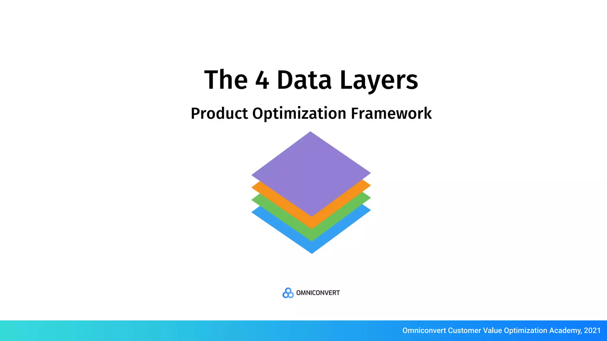 Omniconvert Customer Value Optimization Academy, 2021
 