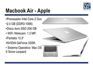 Macbook Air - AppleProcesador Intel Core 2 Duo