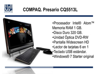 Sistema Operativo: Mac OS X Snow Leopard.DELL. Vostro 230 MT.Procesador Intel Pentium Dual Core CPU E5500