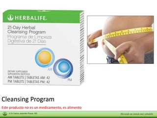 Cleansing Program 
Este producto no es un medicamento, es alimento 
 