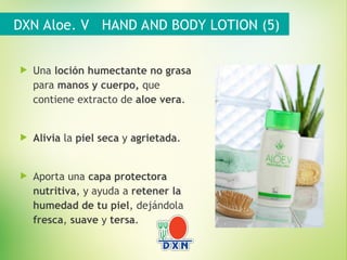 PRODUCTOS ALOE VERA DE LA EMPRESA DXN 2025 | PPT