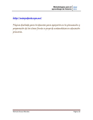 Productos curso de historia