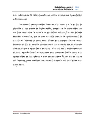 Productos curso de historia