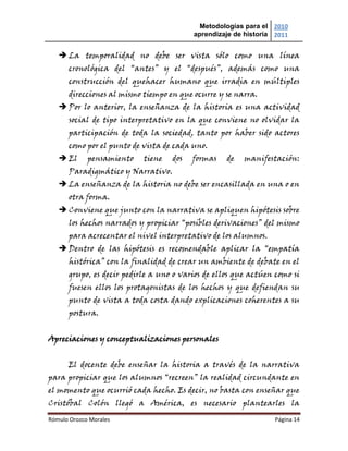 Productos curso de historia