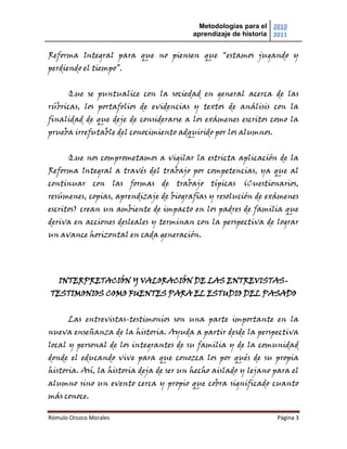 Productos curso de historia