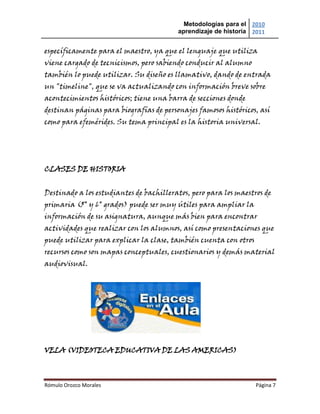 Productos curso de historia