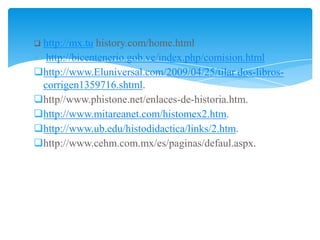 Viaje por La historia de México