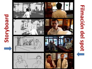 Filmacióndelspot
Storyboard
 