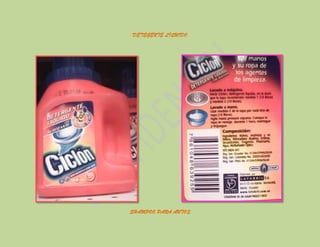 DETEGENTE LÍQUIDO

SHAMPOO PARA AUTOS

 