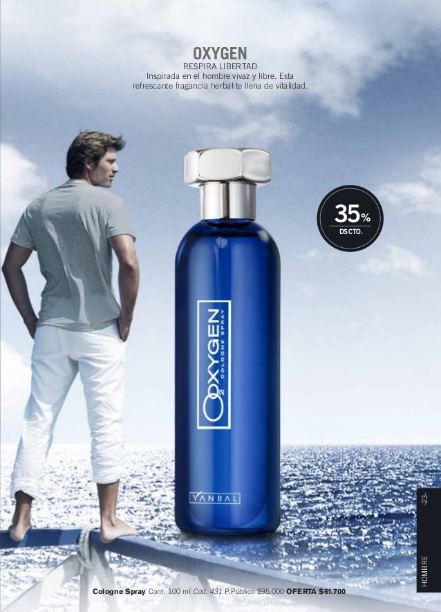 colonia oxygen yanbal