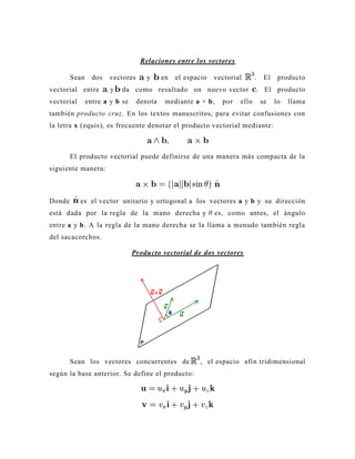 Producto vectorial | PDF