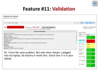 Feature #11: Validation
 