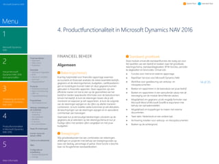 Productoverzicht en functiegids Dynamics NAV 2016 nl | PDF