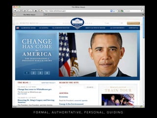 F O R M A L , A U T H O R I T A T I V E , P E R S O N A L , G U I D I N G 
 