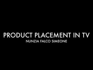 Product Placement nelle serie TV