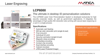 Matica Technologies - Product Portfolio | PPTX