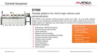 Matica Technologies - Product Portfolio | PPTX