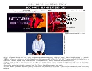Product portfolio boohoo- huong k le | PDF