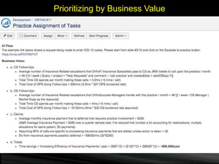 Prioritizing by Business Value
 