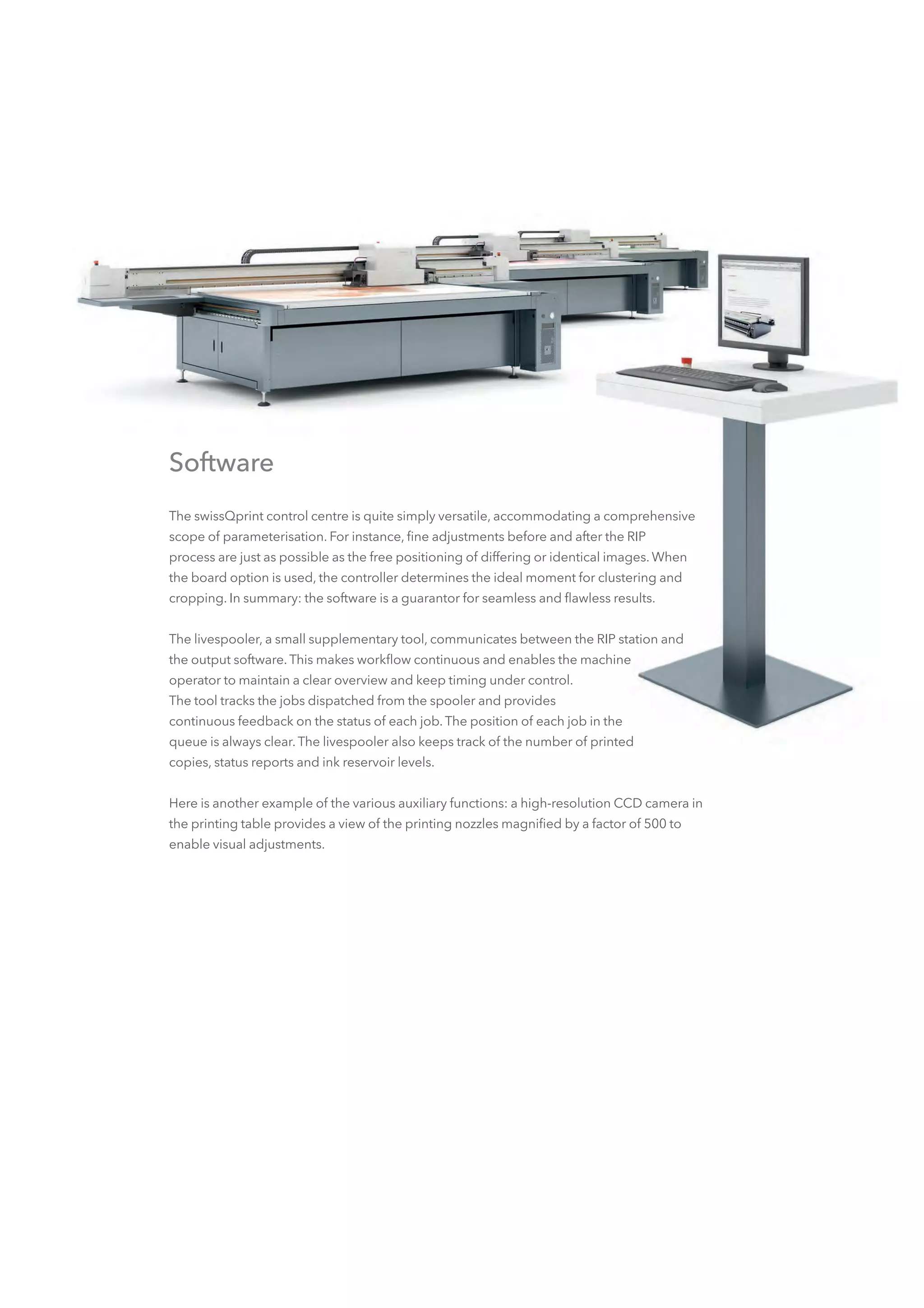 Product portfolio swissqprint UV Flatbed Printers | PDF