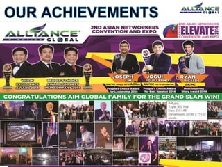 Recognized as the fastest growing MLM
company in Asia by Asian Networkers Magazine
 