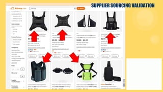 SUPPLIER SOURCING VALIDATION
 