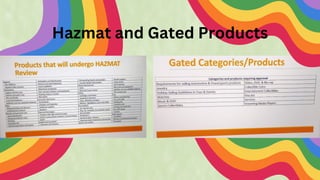 Hazmat and Gated Products
 