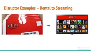 Disruptor Examples – Rental to Streaming
 