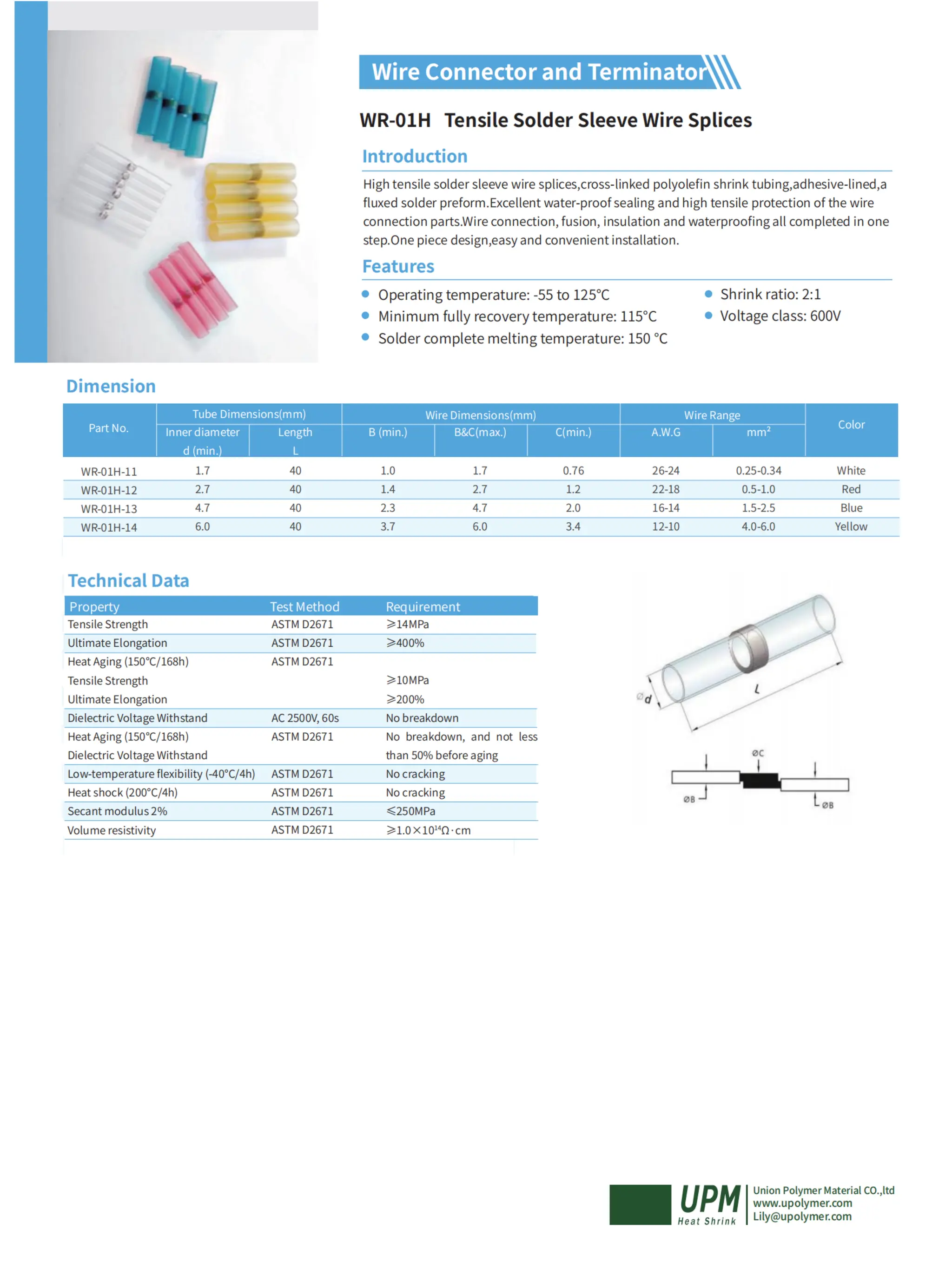 Products Catalogue-03-Heat Shrinkable Insulated Wire connector and ...
