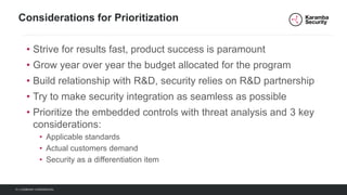 Product security program slideshare | PPTX