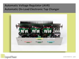 Automatic Voltage Regulator (AVR)  Automatic On-Load Electronic Tap Changer 
