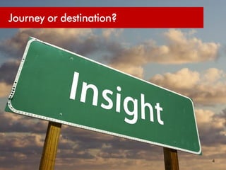 Journey or destination?




                          Page no.

                              4
 