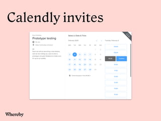 Calendly invites
 