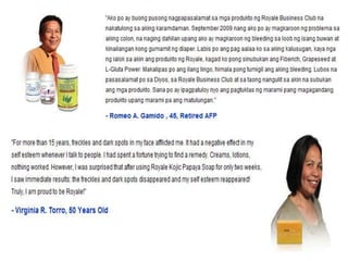 Product Testimonials