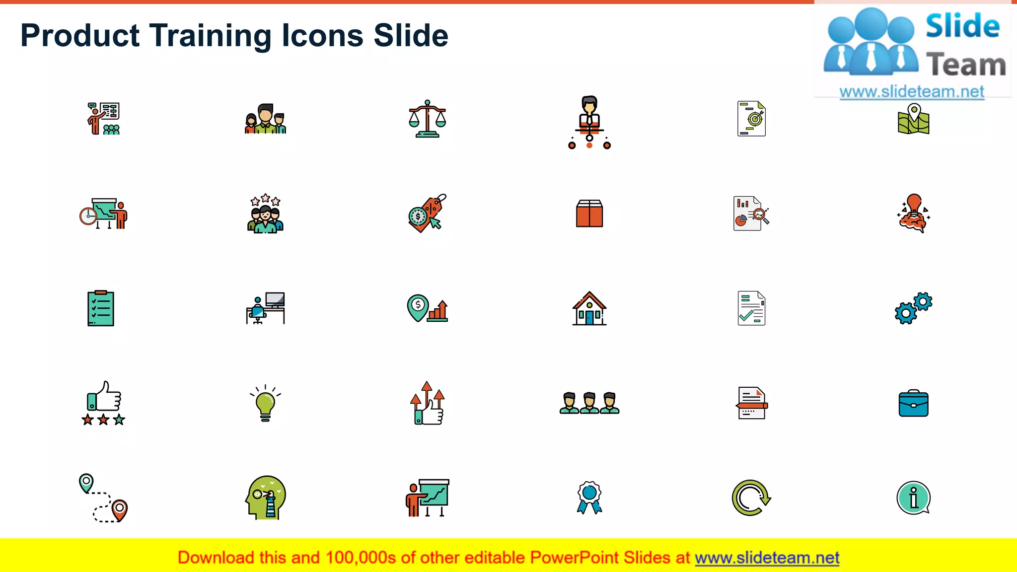 Product Training Icons Slide
17
 
