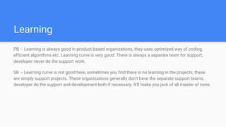 Product Based Company Vs Service Based Company Pdf