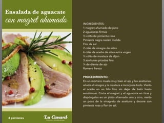 Produits et recettes lucanard