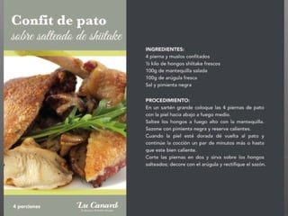 Produits et recettes lucanard