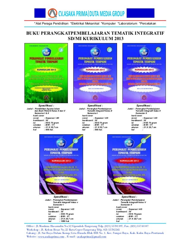 Produk buku rpp silabus sd kelas 2 & 5 kurikulum 2013 Produk buku rpp silabus sd kelas 2 & 5 kurikulum 2013