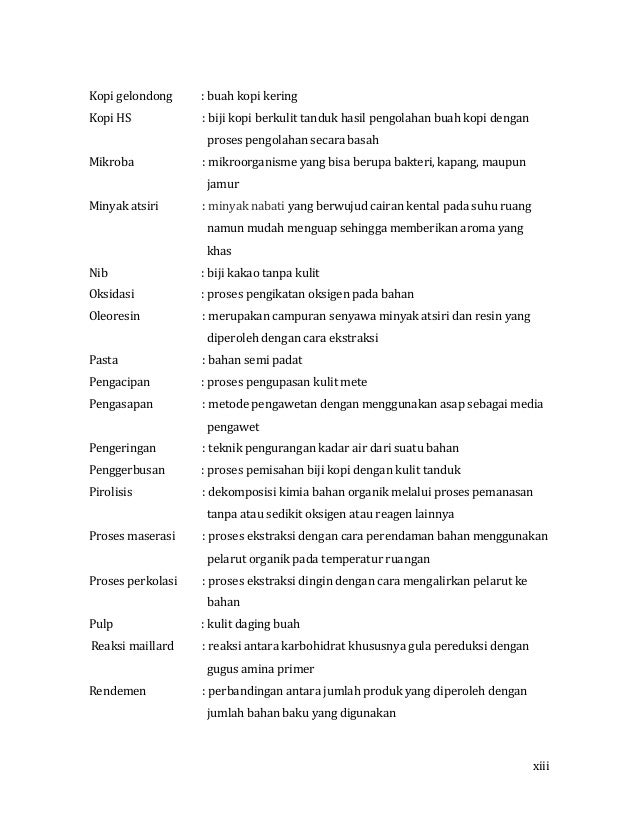 Produksi Hasil Perkebunan