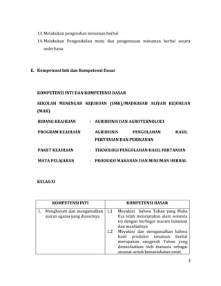 Cara Mengawetkan Tepung Secara Sederhana Setelah Selesai Diproduksi Adalah Produksi Makanan dan Minuman Herbal