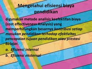 Produktivitas dan efisiensi lpi | PPTX