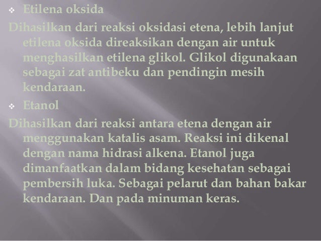 Produk yang di hasilkan oleh minyak bumi