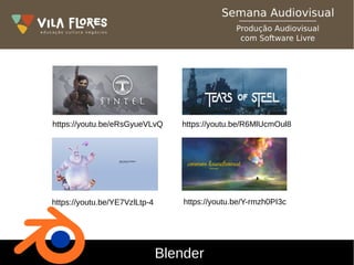 Blender
https://youtu.be/eRsGyueVLvQ https://youtu.be/R6MlUcmOul8
https://youtu.be/YE7VzlLtp-4 https://youtu.be/Y-rmzh0PI3c
 