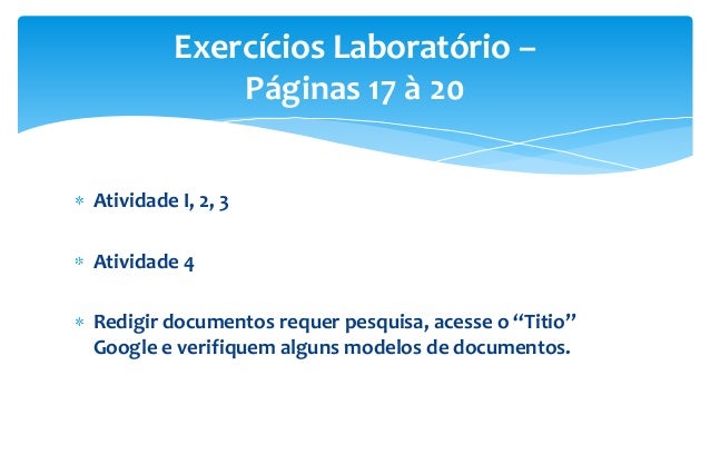 Produção de documentos profissionais 02