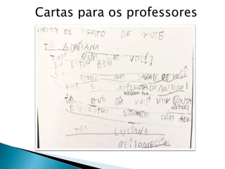 Cartas para os professores
 
