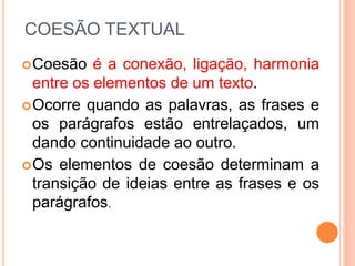 Coesão Textual: O Que É, Exemplos E Tipos – LYTF