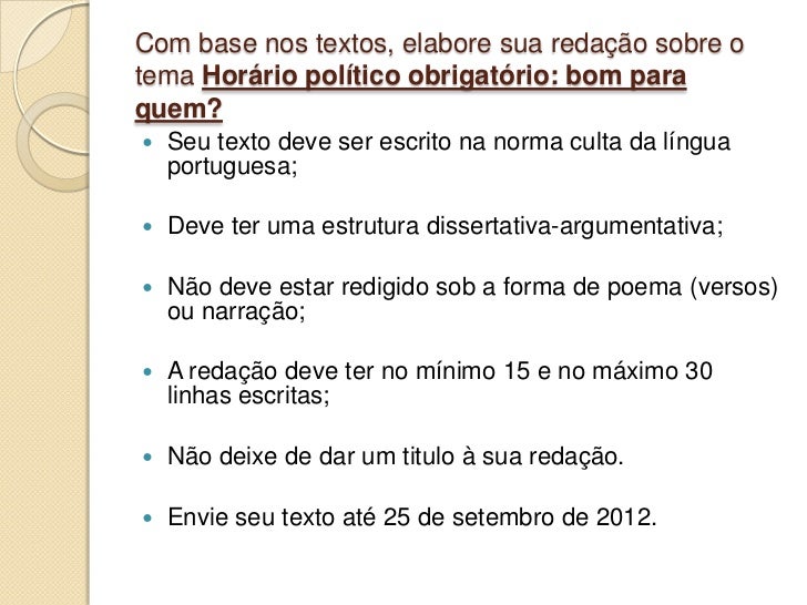 Estrutura de uma redação argumentativa Estrutura de uma redação argumentativa