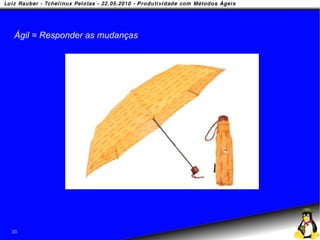 Ágil = Responder as mudanças




30
 