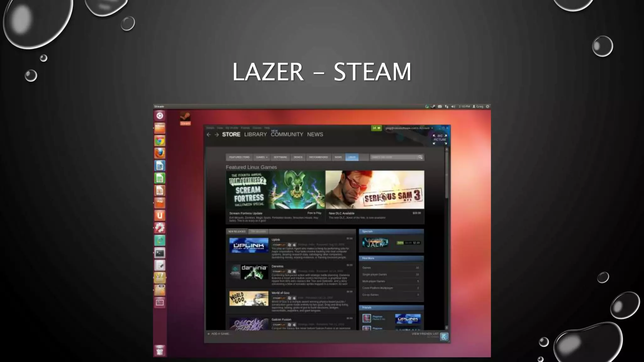 LAZER - STEAM
 